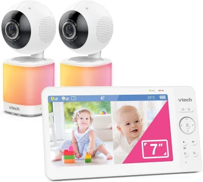 VTech Babyphone vidéo pour bébé VM7468-2